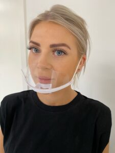 Mundvisir//mund-næse visir//fra 29 kr stk