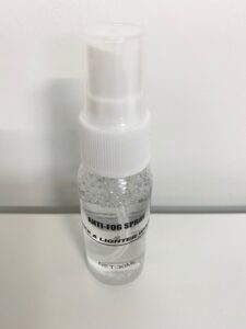 Anti-dug spray til briller eller visir
