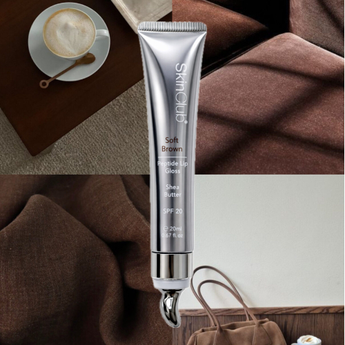 Soft Brown Peptide Lip Gloss 20 ml.